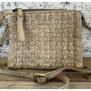 Milo Compact Crossbody Evelyn Purse BOHO Tan Travel Vacation